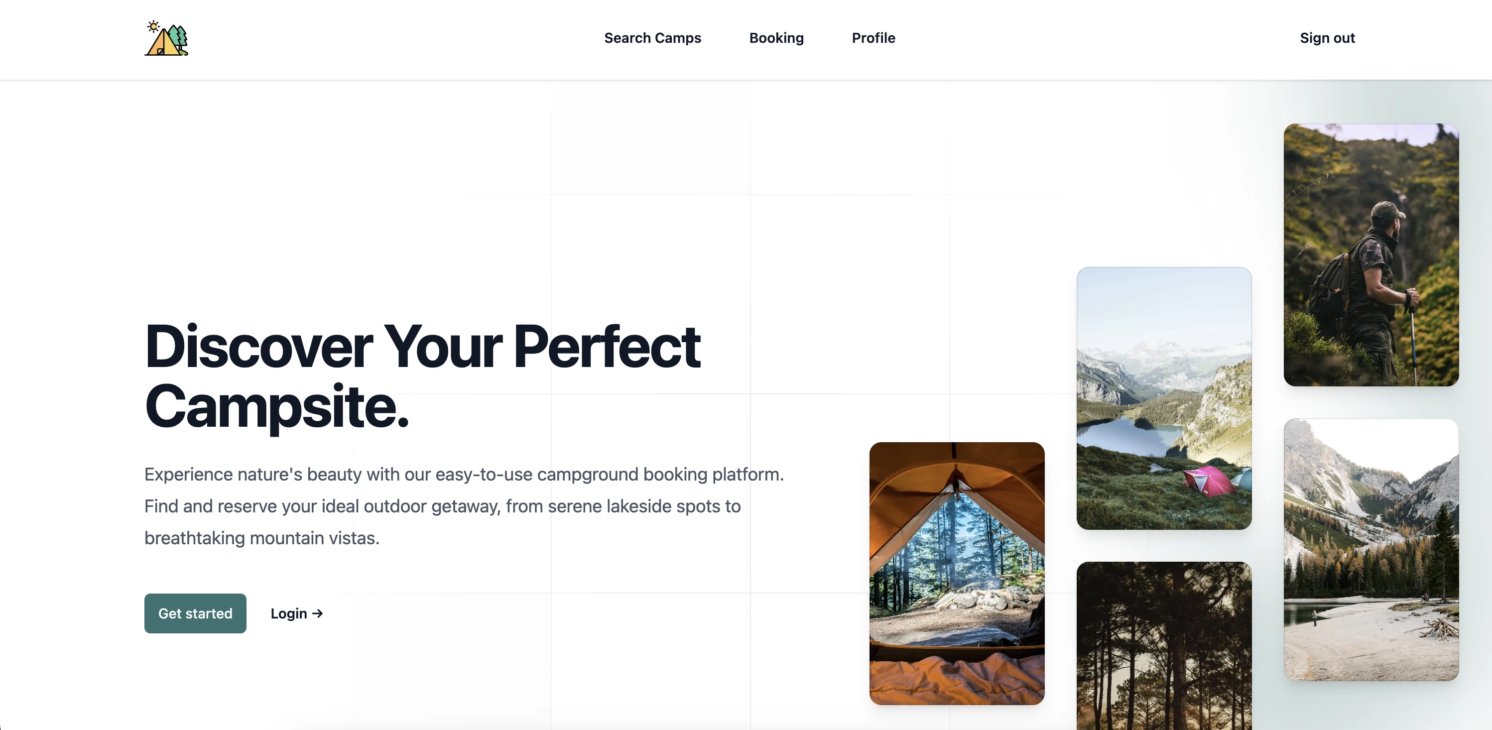 Campground Booking Website